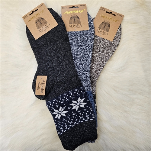 Alpaca Wollsocken